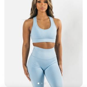Alphalete Impact Bra in Ice Blue